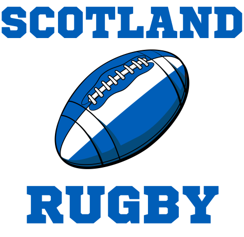 Scotland Rugby Ball Mug (White)